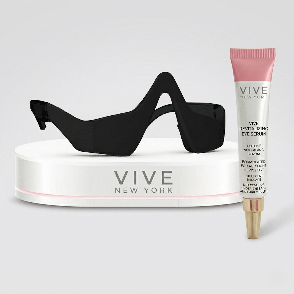 Vive™ 2-in-1 Red Light Therapy + EMS To Erase Eye Bags